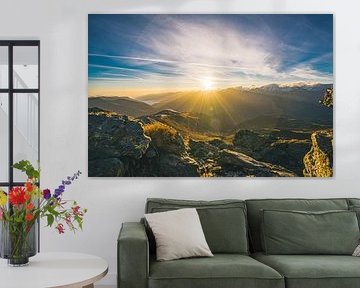 Zonsopgang in het Zillertal