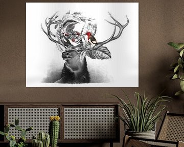 The Deer and the Bird by Marja van den Hurk