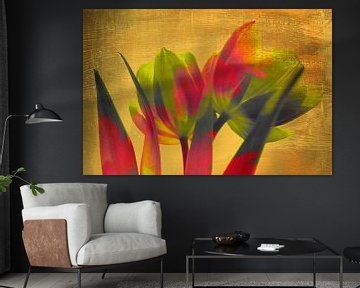 Tulipes art déco van Martine Affre Eisenlohr