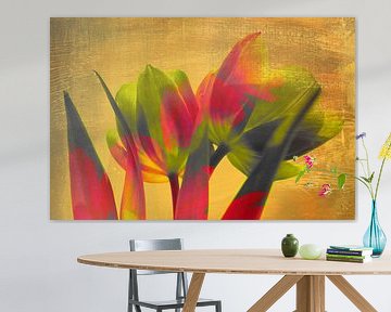 Tulipes art déco sur Martine Affre Eisenlohr