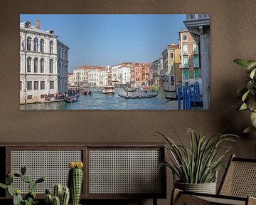 Venetië - Canal Grande gezien vanaf de Rialtobrug
