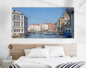 Venetië - Canal Grande gezien vanaf de Rialtobrug van t.ART