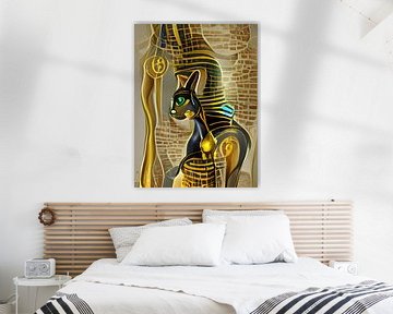 Antike ägyptische Katzengöttin Bastet