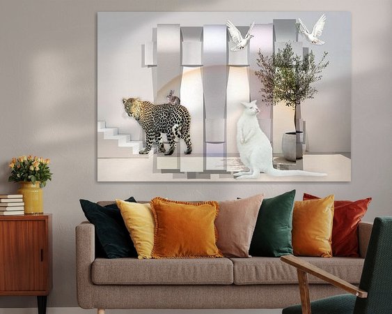 Example of the artwork in a room