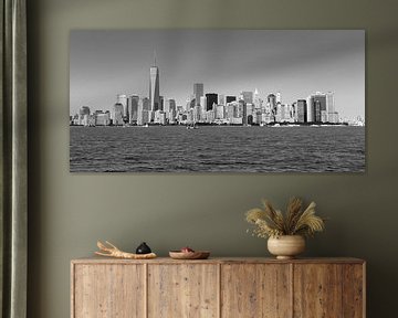 Manhattan Skyline, zwart/wit