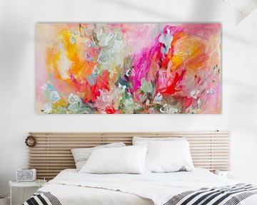 Slice of Art - colorful abstract painting