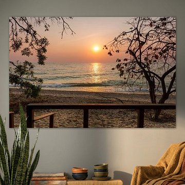 Sonnenuntergang am Tanganjikasee Tansania