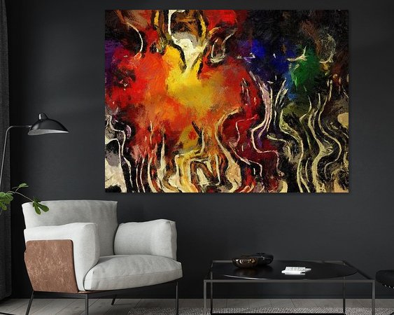 Example of the artwork in a room