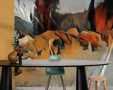 Example of the artwork in a room