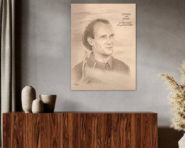 Portret Bruno Gröning van Marita Zacharias