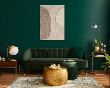 TW living - Linen collection - abstract shape 2 (Gezien bij vtwonen) van TW living