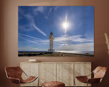 Leuchtturm auf Formentera von Dennis Eckert