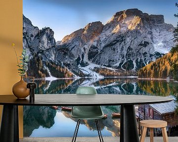 Bergsee in den Dolomiten in Südtirol von Voss Fine Art Fotografie