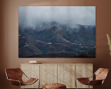 Fog over the mountain ranges in Andalusia by ArtelierGerdah