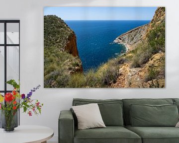 Sierra Helada, cliffs and the Mediterranean Sea by Adriana Mueller