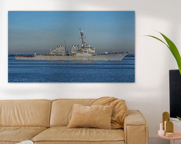 USS McFaul of the United States Navy. by Jaap van den Berg