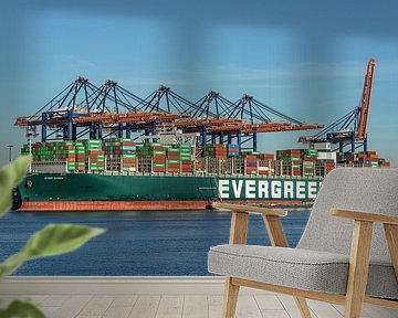 Containerschiff Ever Given von Evergreen. von Jaap van den Berg