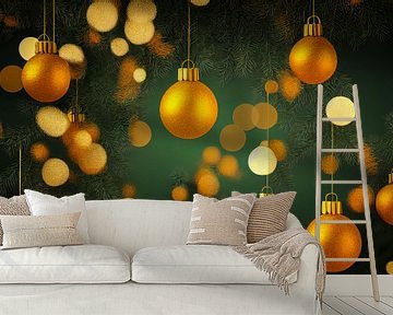 Kerstmis achtergronddecoratie 01 van Animaflora PicsStock