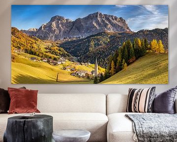 Bergpanorama in de Dolomieten van Voss Fine Art Fotografie