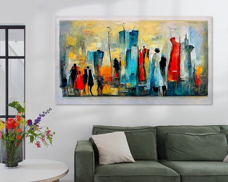 Example of the artwork in a room