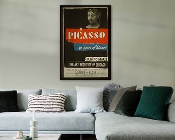 Poster - Pablo Picasso 40 years of his art van Gisela- Art for You