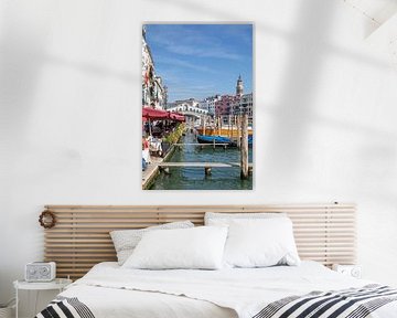 Venetië - Canal Grande en de Rialtobrug van t.ART