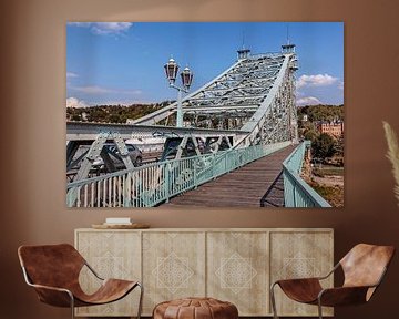 Blaue Brücke in Dresden van Rob Boon