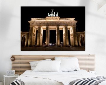 Avondfoto van de Brandenburger Tor