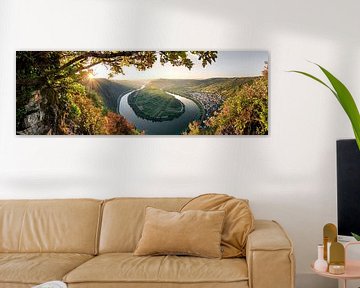 Moezel Loop Panorama van Voss Fine Art Fotografie