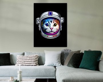Cat Lost In Space van Felix Neubauer