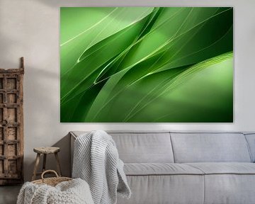 Moderne abstracte groene bladeren achtergrond van Animaflora PicsStock