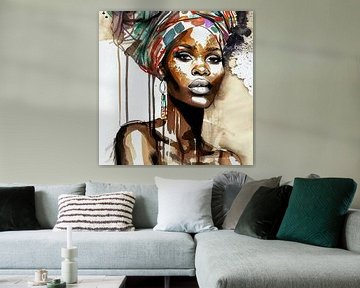 Portrait of an African woman by Animaflora PicsStock