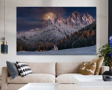 Val Di Funes, Dolomites sur Photo Wall Decoration