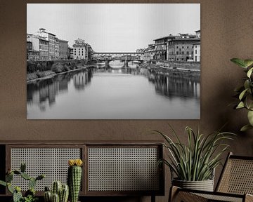 Ponte Vecchio zwart/wit
