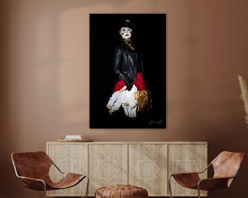 The clown in black van Danny van Kolck