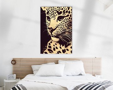 Jeune léopard sur Treechild