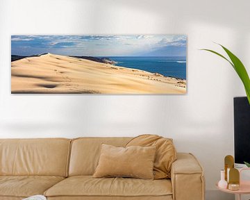 Panorama Dune du Pilat en France sur Werner Dieterich
