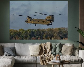 Boeing CH-47F Chinook van de Koninklijke Luchtmacht. van Jaap van den Berg