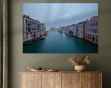 Venetië Grand Canal in de ochtend