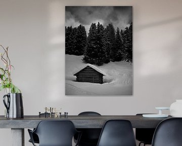 dark snowy skies van Martin Noteboom