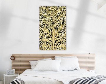 Stilisierte Pflanze - dekorativer Druck von Lily van Riemsdijk - Art Prints with Color