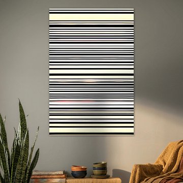 Einfarbige Streifen - in Schwarz und sanften Farbtönen