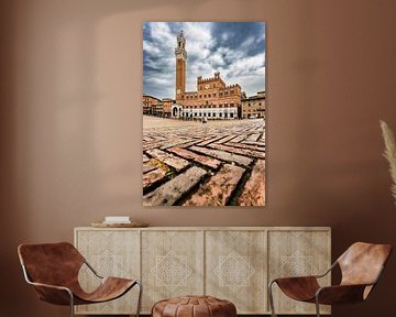 Palazzo Pubblico in Siena van Dirk Rüter