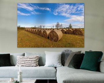 Straw bale by Christina Bauer Photos
