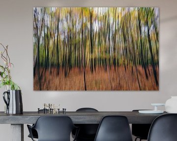 22 Autumn trees- ICM: Intentional camera movement by Rob van der Pijll