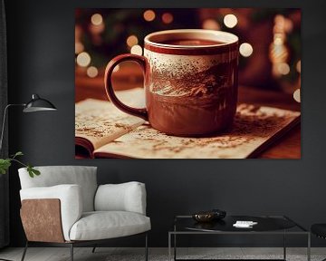 Tasse mit Heißen Kakao Hintergrund Illustration von Animaflora PicsStock