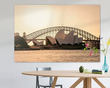 Sydney Opera House and Harbour Bridge by Jan Schuler