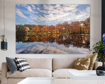 Herfst reflectie van John van de Gazelle fotografie
