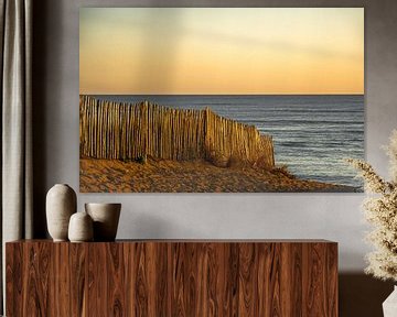 Strandfront mit Meerblick von Frans Scherpenisse