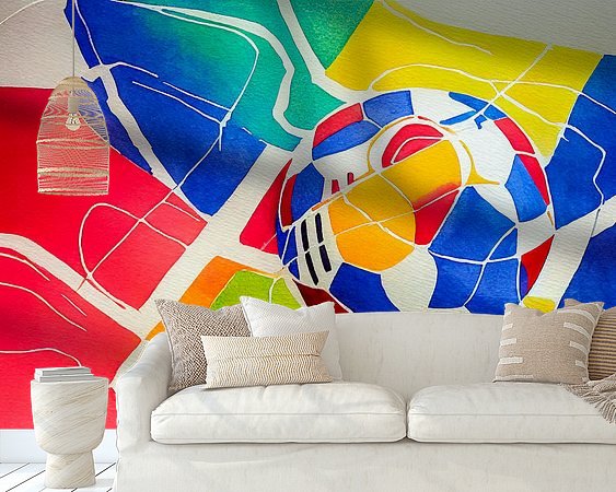 Example of the artwork in a room